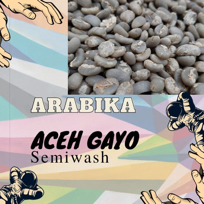 

Gilaa!!! Biji Kopi Greenbean Arabica Aceh Gayo Semi Wash 1Kg. Bagus