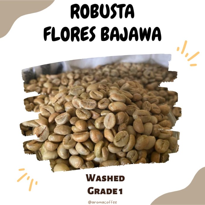 

Aman Green Bean / Biji Kopi Robusta Flores Bajawa - Washed (Grade 1) Gilaa!!!