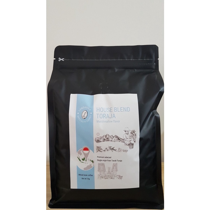 

Lucu Kopi Lunganna Houseblend Toraja Kalosi Berat 1Kg Promo