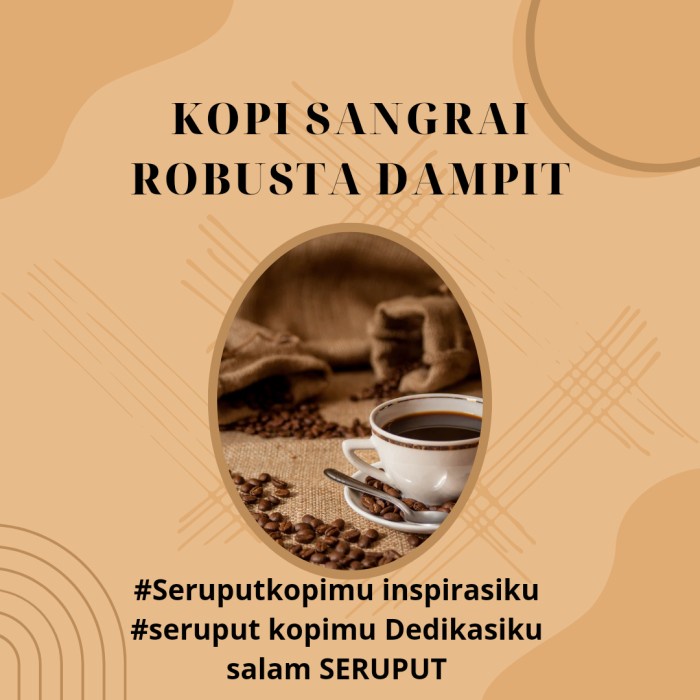 

Buruan Biji Kopi / Roasted Beans Robusta Dampit 1Kg Biji Kopi Sangrai Hot Sale