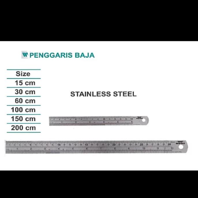 

{{{{}}] Penggaris Baja Size 15 Cm - Wipro