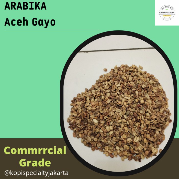 

Produk Green Bean / Biji Kopi Arabika Aceh Gayo - Commercial Grade Trendi