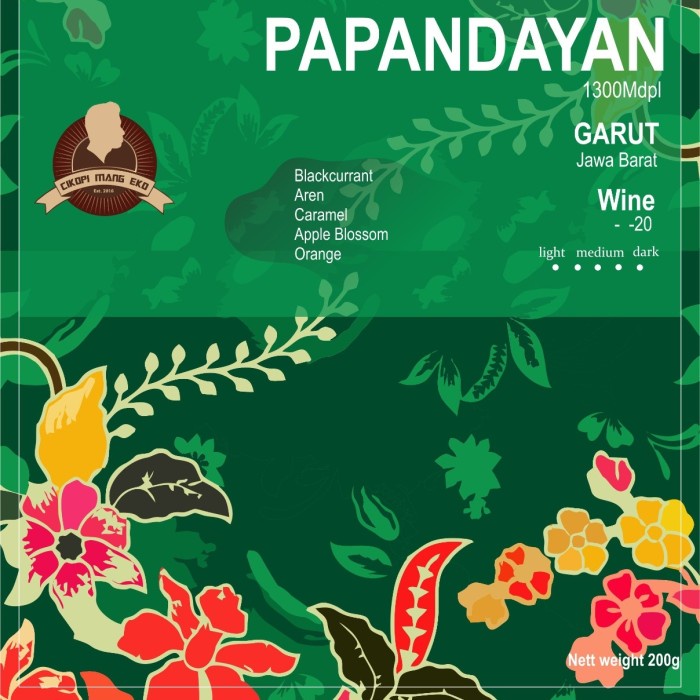 

Sale!!! Kopi Arabica Papandayan Wine Process Roasted Bean 200Gr Promo