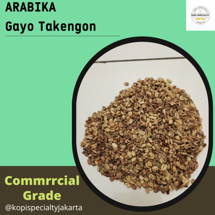 

Terlaris Green Bean / Biji Kopi Arabika Gayo Takengon - Commercial Grade Hemat