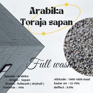 

Bagus Green Bean / Biji Kopi Arabika Toraja Sapan - Fullwash/Dryhull - 1Kg Gilaa!!!