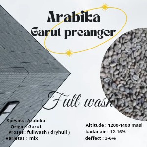 

Trendi Green Bean / Biji Kopi Arabika Garut Preanger - Fullwash/Dryhull - 1Kg Terlaris