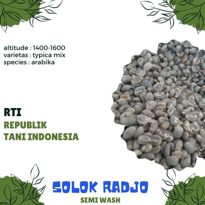 

Hari Ini Biji Kopi Mentah Arabika Solok Radjo Semi Wash Proses - Green Bean Terbatas