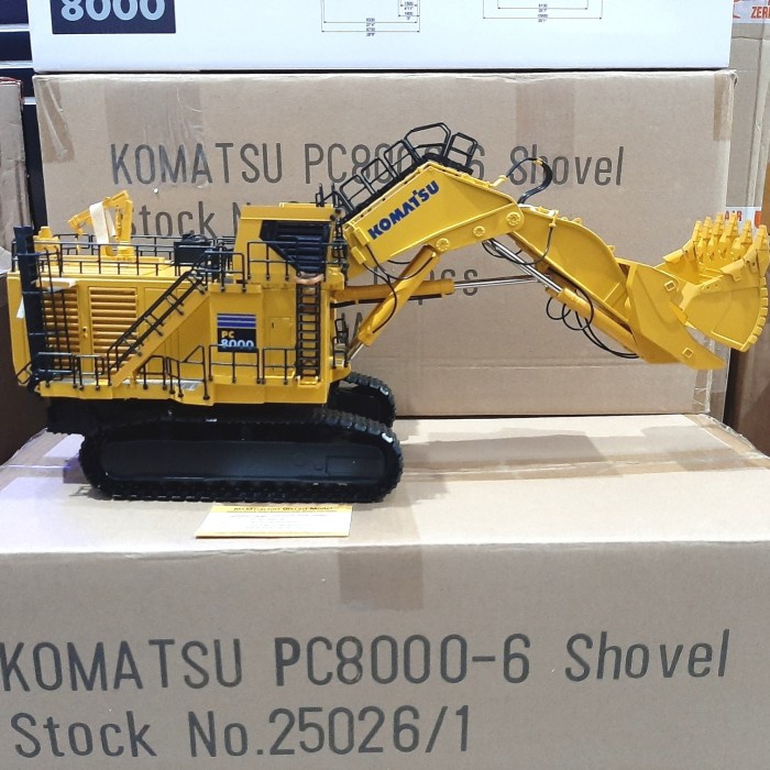 Diecast Miniatur Alat Berat Komatsu Excavator Pc8000 Electric (1:50) Terlariss 