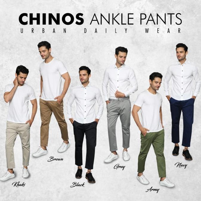 Celana Ankle Pants chinos Pria Goodfriends (CHINOS)