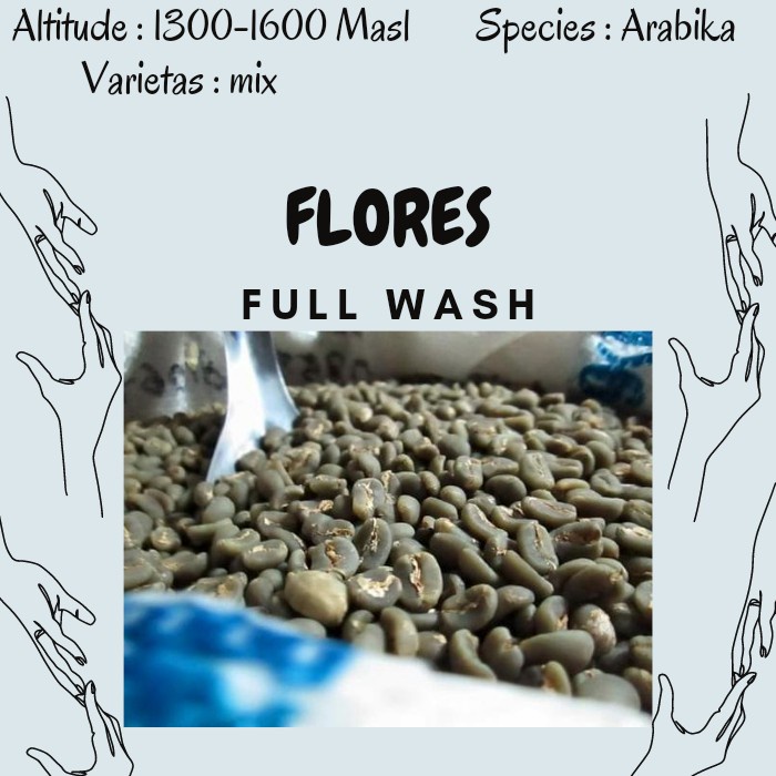 

Hemat Green Bean Arabika Flores Bajawa G1 - Full Washed / Dryhull 1Kg Murah