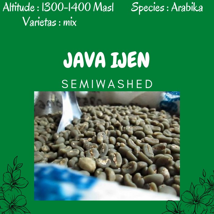 

Menakjubkan Green Bean Arabika Java Ijen G1 - Semi Washed / Wethull 1Kg Bagus