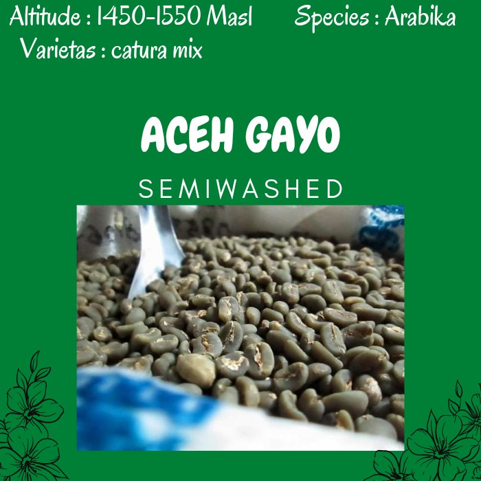 

Diskon Green Bean Arabika Aceh Gayo G1 - Semi Washed / Wethull 1Kg Bergaransi