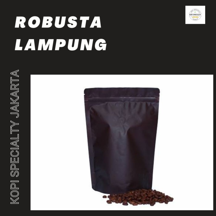 

Terlaris Biji Kopi Sangrai / Roasted Beans Robusta Lampung 1Kg - Espresso 1Kg Hemat