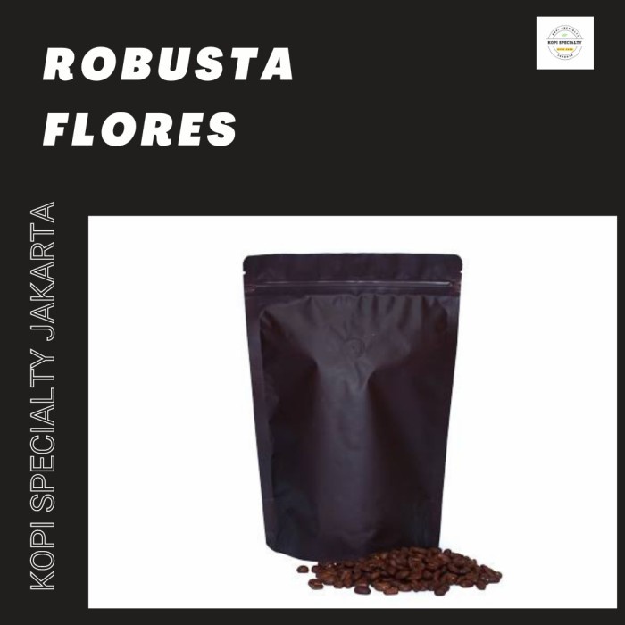 

Eklusif Biji Kopi Sangrai / Roasted Beans Robusta Flores Bajawa 1Kg Terbatas