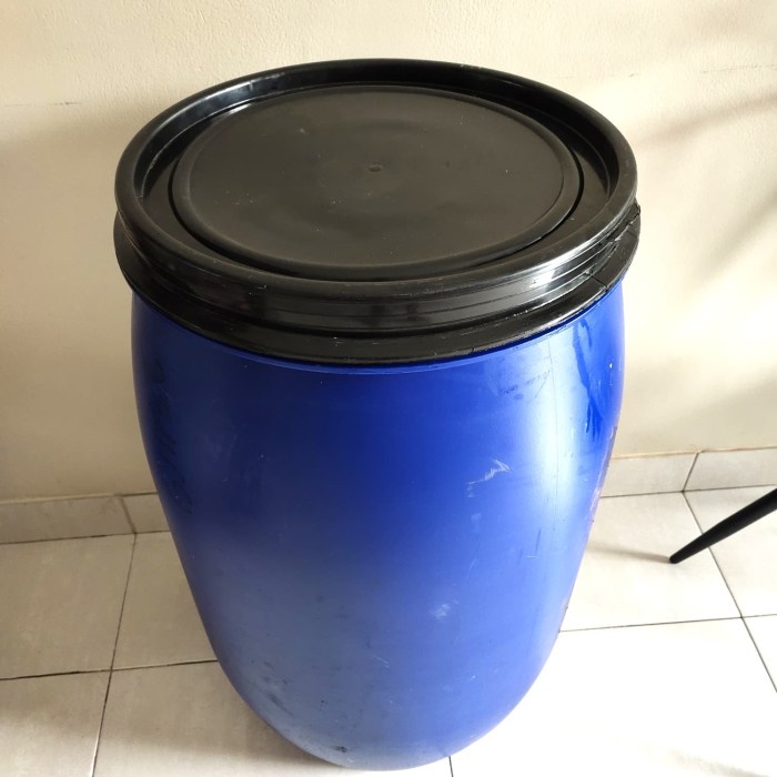 Drum Biru/Gentong Air/Tong Sampah/Drum Plastik 120L
