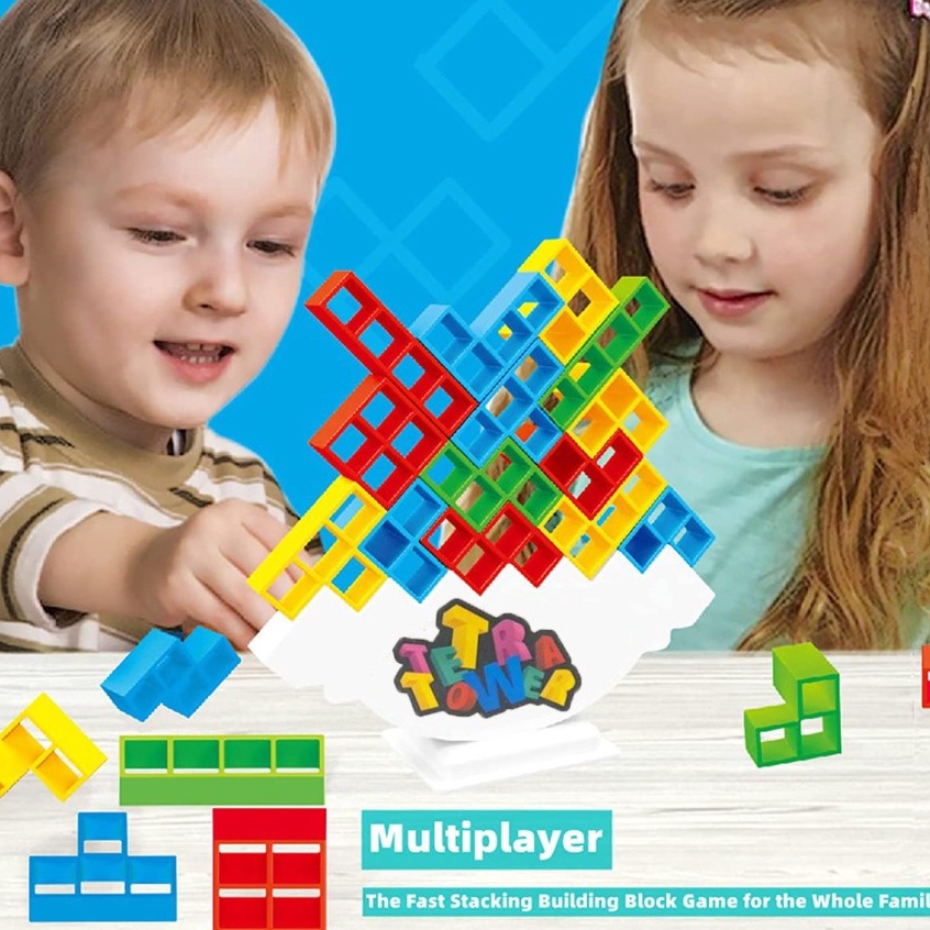 ➫ Mainan Tetra Tower Block Balancing SS1561- Mainan Edukasi w Promo Sale.
