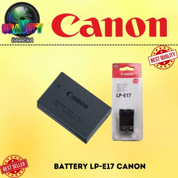 BATTERY LP-E17 / LP-E17 ORIGINAL