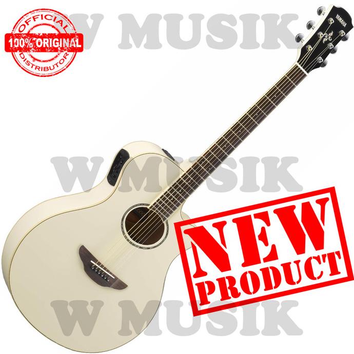 YAMAHA GITAR APX 600/ APX600/ APX-600 - VINTAGE WHITE