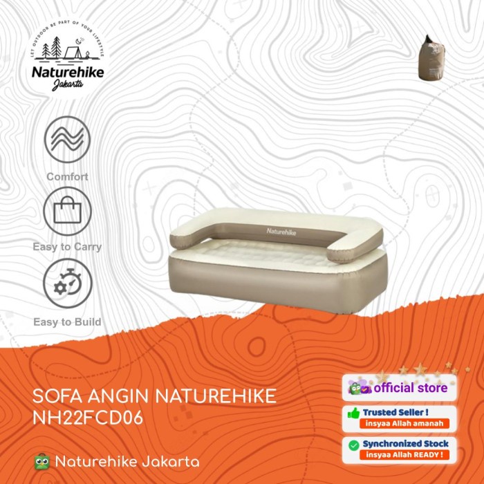 Terlaris Sofa Angin / Kursi / Bean Bag Camping Glamping Naturehike Nh22Fcd06