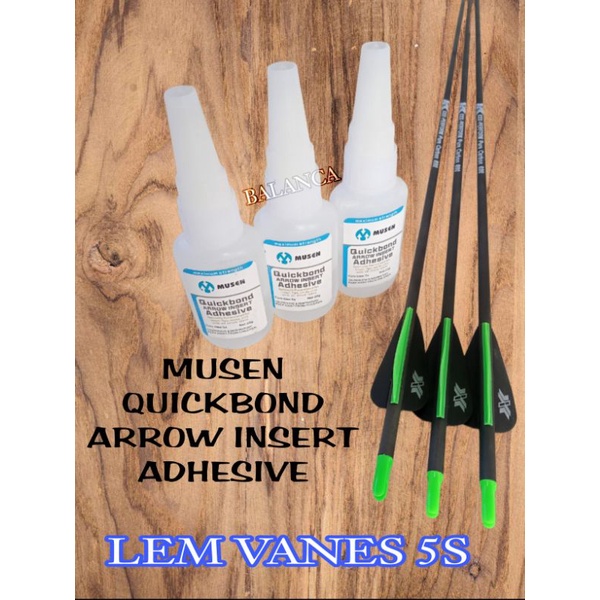MUSEN Quickbond Arrow Insert Adhesive Lem Point Cure Time 5s