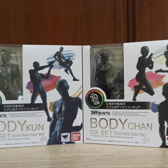SHF BODY KUN BODY CHAN Solid Black Color Ver - SHFiguarts Mannequin