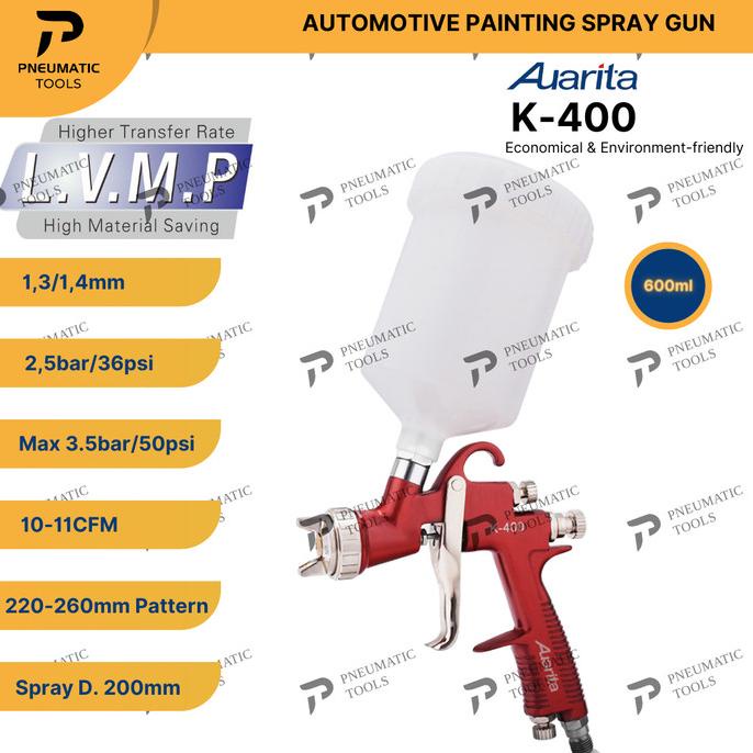 Spray Gun Auarita K400 Lvmp Original - Environmental Spray Gun K-400 Original