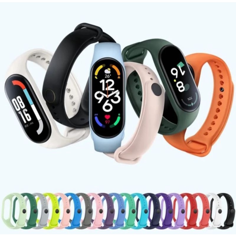 Strap Silicone / Tali Jam Xiaomi Mi Band 5/6/7/ Amazfit Band 5