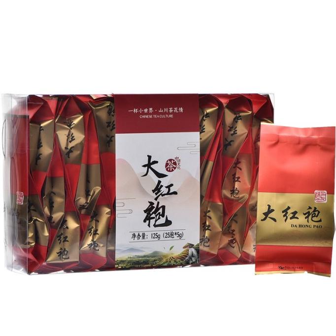 

125g Chinese Tea Teh Cina Gift Box PVC Tie Guan Yin Da Hong Pao Oolong