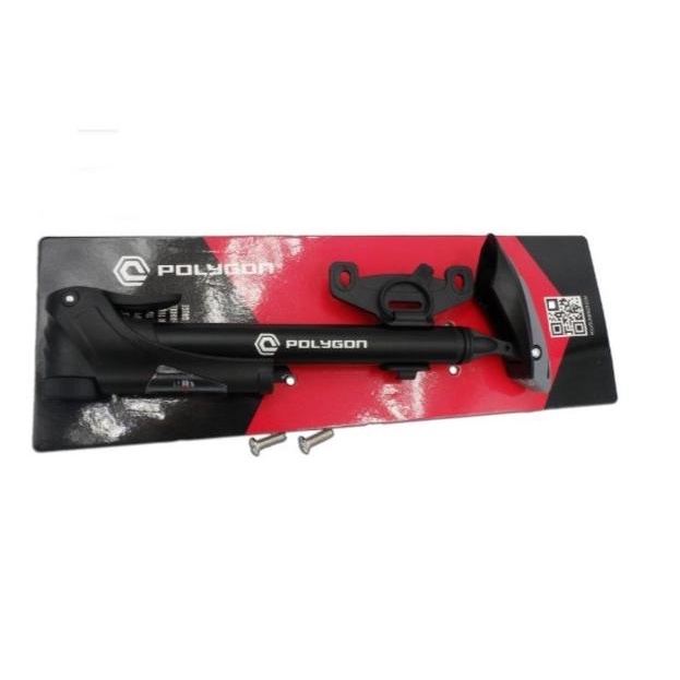 Jessia POLYGON POMPA ANGIN SEPEDA PORTABLE ALLOY SMART HEAD 87 PSI 6 BAR