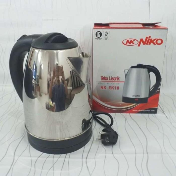 Niko Nk-Ek18 Teko Listrik Kettle Elektrik Stainless 1.8 Liter