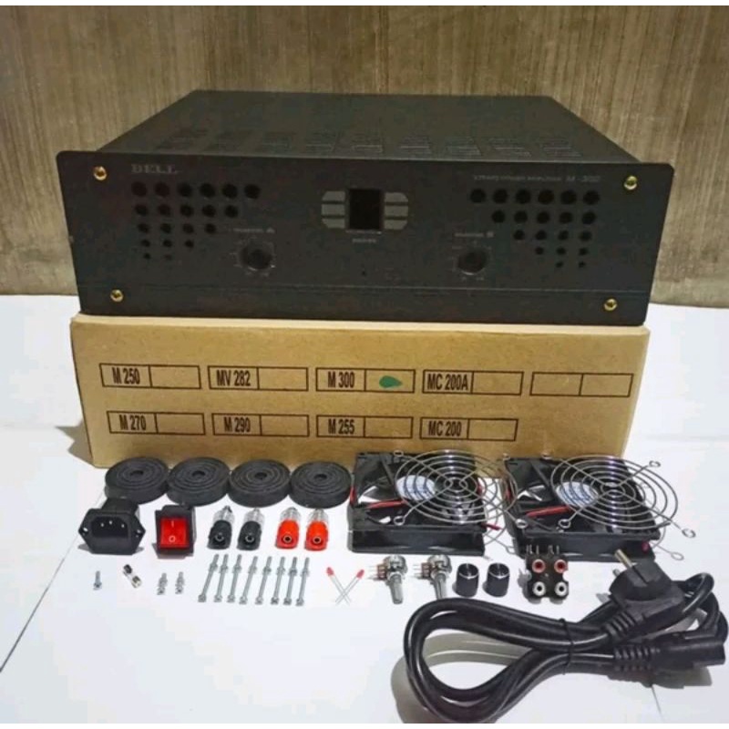 Box Power Amplifier BELL M300 Full Accessories