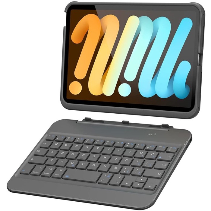 Terlaris Ipad Mini 6 2021 Case With Magnetic Detachable Keyboard