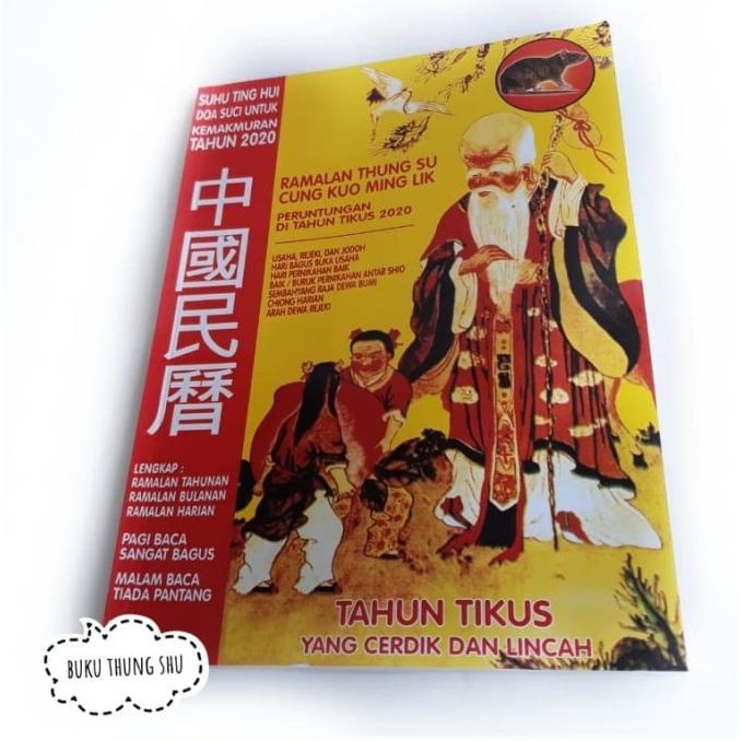 Jessia Buku Ramalan Thung Su Suhu Thing Hui Edisi Shio Tikus 2020