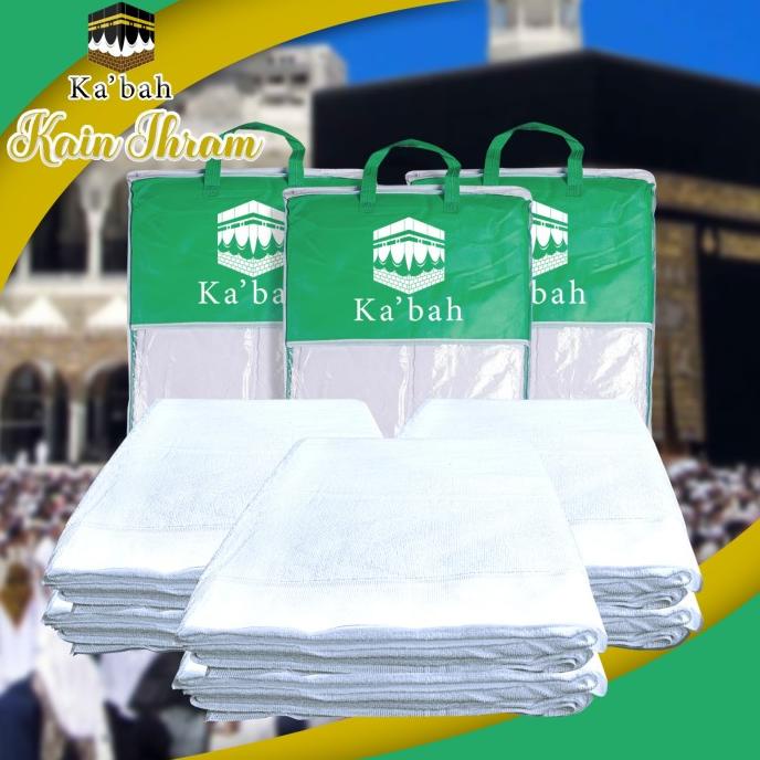 Kain Ihram Ka Bah Kain Ihrom Haji Umroh / Handuk Ihram Import