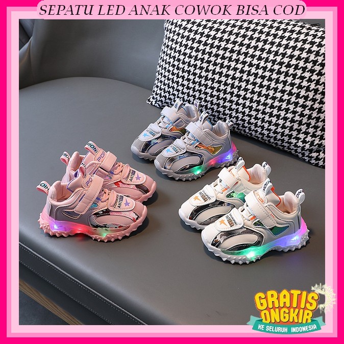 Septu Anak2 1 Tahun Cowo Import Pakai Lampu Sepatu Anak Laki Laki Import 1 Tahun Spatu Anak2 Cowok S