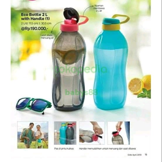 Produk Tupperware Botol Minum 2Liter - Tupperware Eco Bottle 2Liter Limited