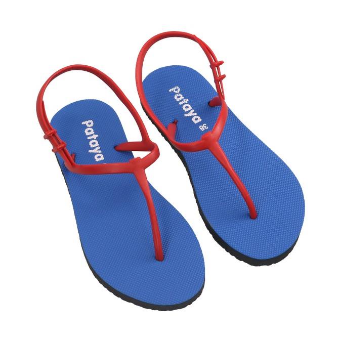 Diskon Sandal Sendal Jepit Wanita Strappy Boloni Pattaya Mirip Fipper Tali
