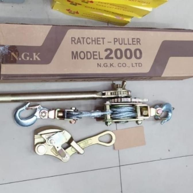 ] Ratchet puller 2 Ton NGK / Tracktang + Kodokan Wire grip ratchet