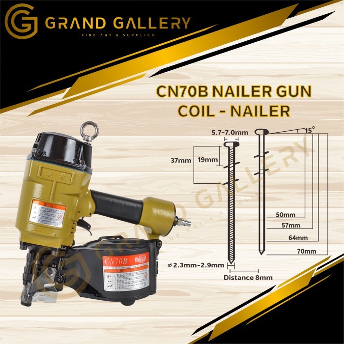 MEITE - PNEUMATIC AIR NAILER CN70 / GUN CN 70 / COIL NAILER CN-70B (1)