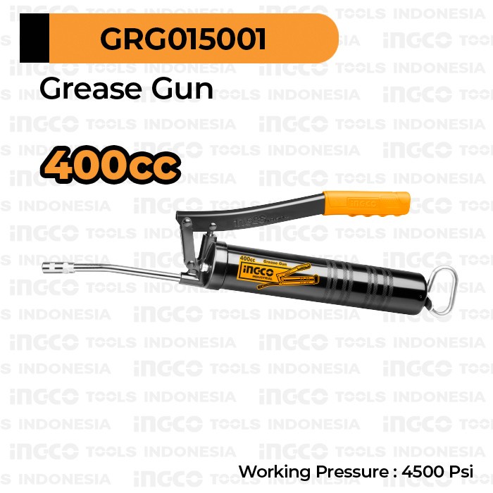 Grease Gun (400 cc, 4500 Psi) INGCO GRG015001 - Pompa Gemuk Tangan ml