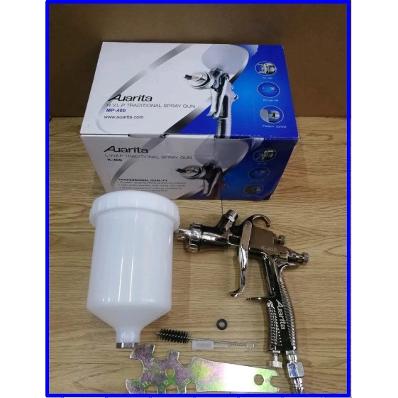 Spray Gun Spraygun Auarita Aurita K400 k 400 Nozzle 1.4mm Cup 600cc