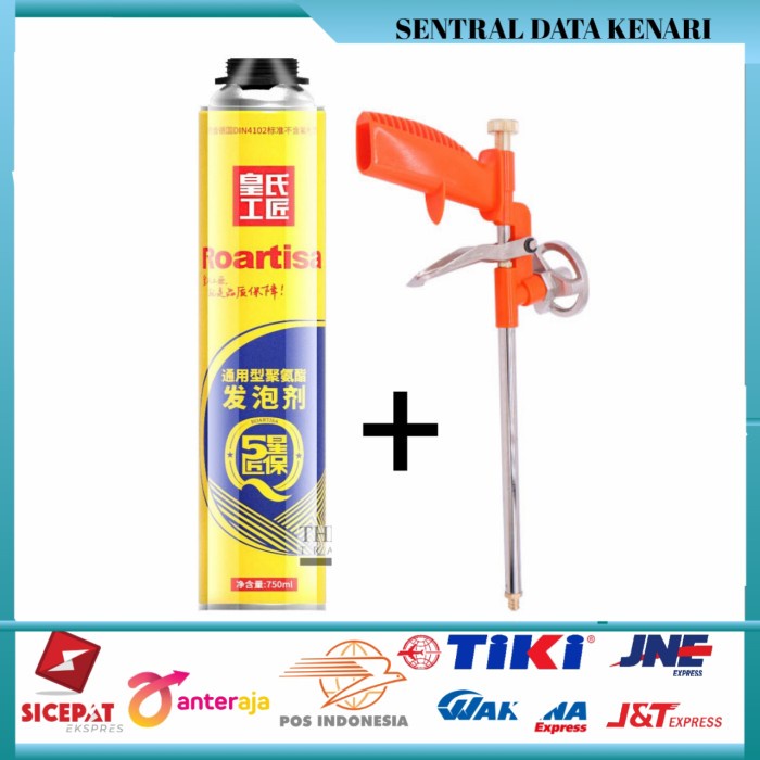 Paket PU Foam Roartisa /PU Gun+PU Foam 750ml