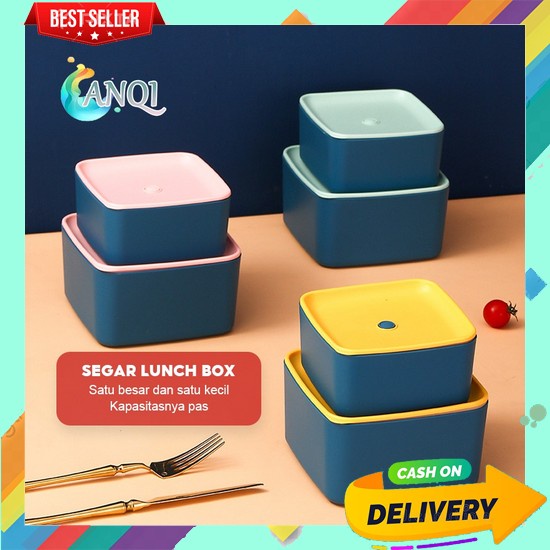 Lunch Box Wadah Makanan Suami Kerja Aesthetic Viral Set Bento Kids Murah Kekinian Korea Tempat Bekal