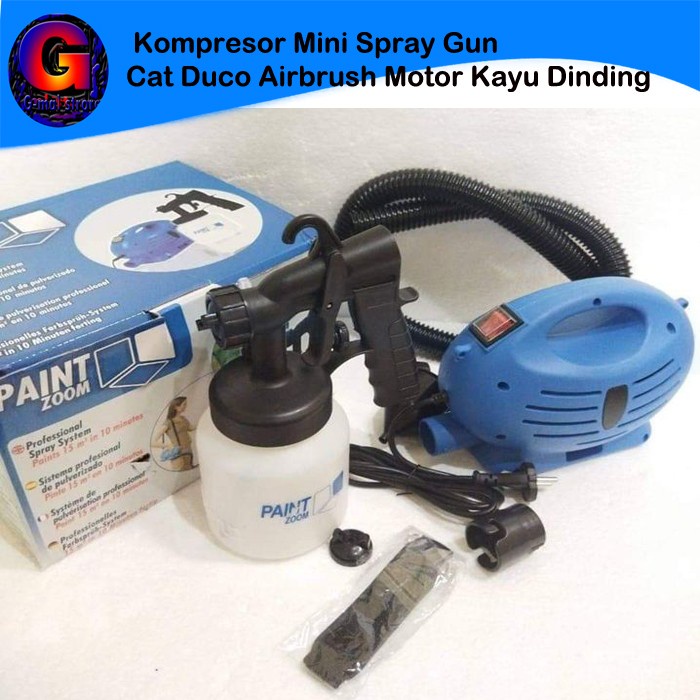 Mesin Spray Gun cat Duco mini kompresor Airbrush Motor Kayu Dinding