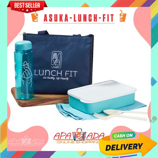 Lunch Box Tempat Bekal Makanan Dewasa Laki Perempuan Tas Mkn Estetik Simple Unik Lucu Wadah Makanan 