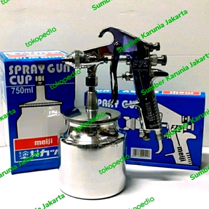 MEIJI Spray Gun F75 Tabung Bawah