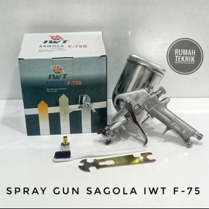 Spray gun F75 tabung atas IWT