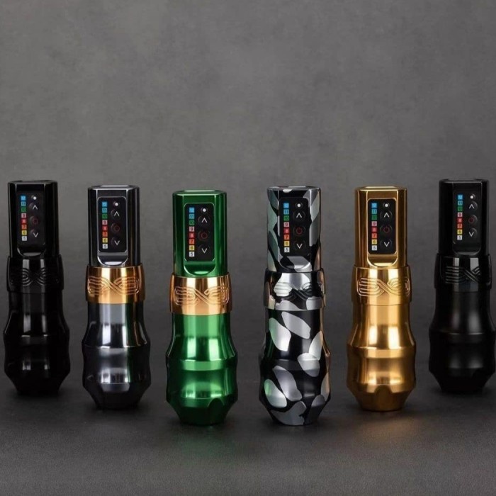 Wireless Tattoo Pen Machine Gun With Dua Baterai - Replika FK Irons