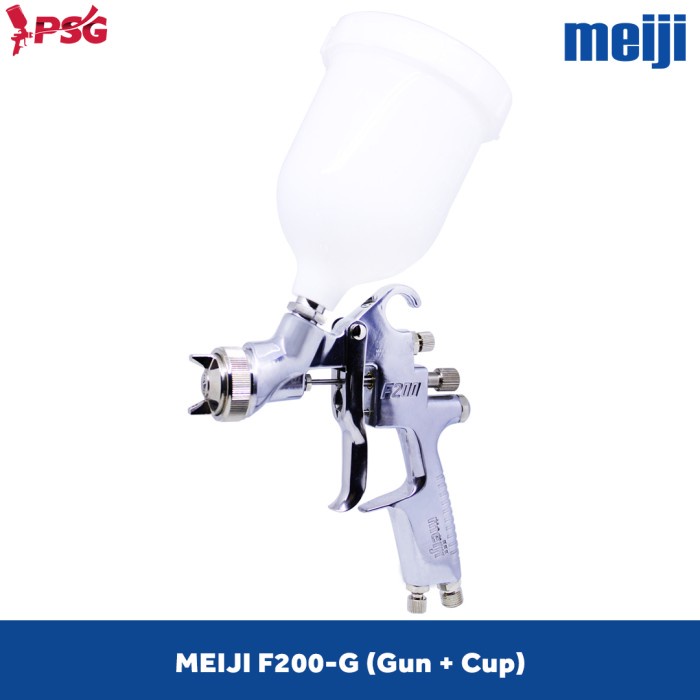 Meiji F200 Spraygun Set Dengan Meiji 6CP New Cup (Gun+Cup) Original