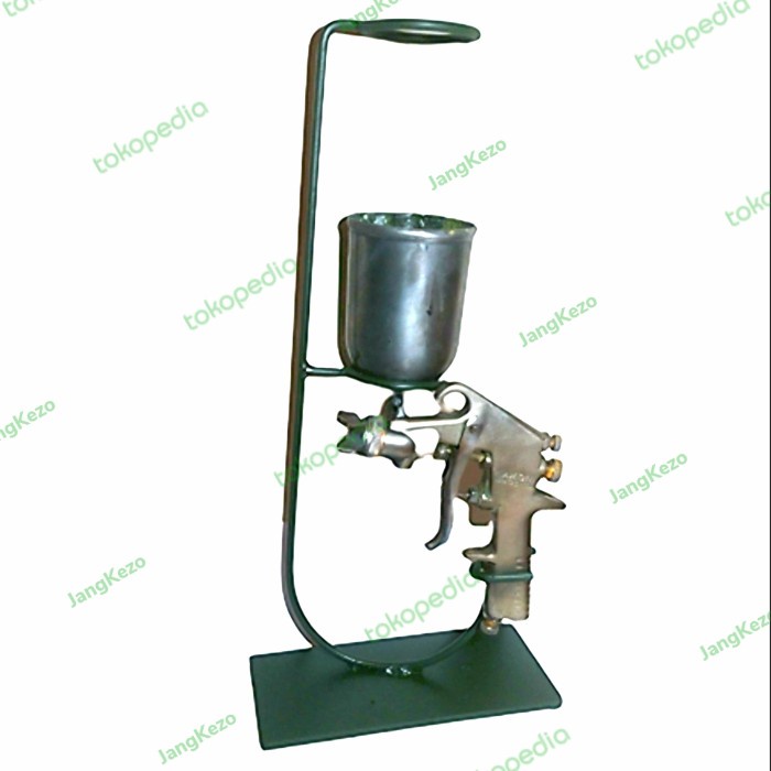 Dudukan bracket gantungan spray gun cat duco filter